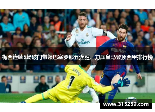梅西连续5场破门带领巴塞罗那五连胜，力压皇马登顶西甲排行榜